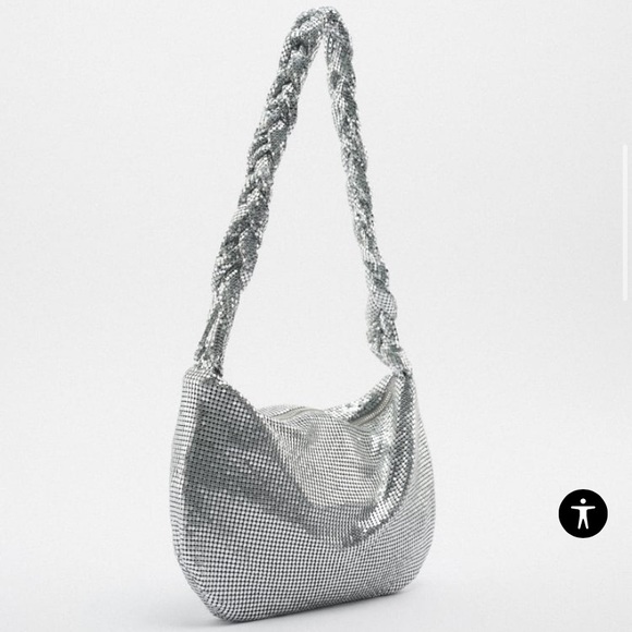 Zara Handbags - Zara sparkly shoulder bag